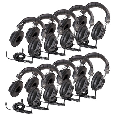 Switchable Stereo-Mono Headphone - 10 Pack - without Case - Learning Headphones